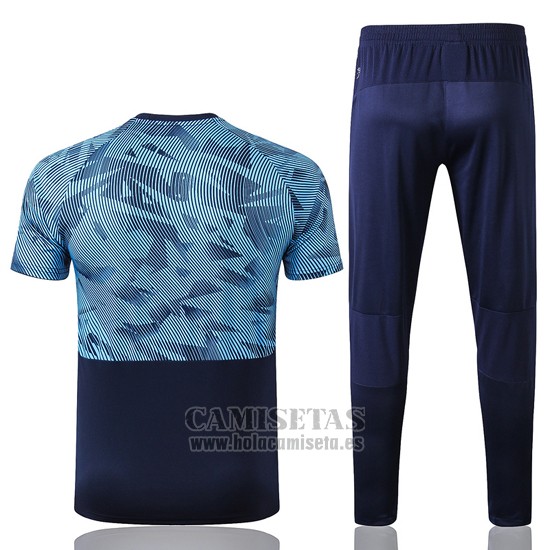 Chandal del Olympique Marsella Manga Corta 2019-2020 Azul